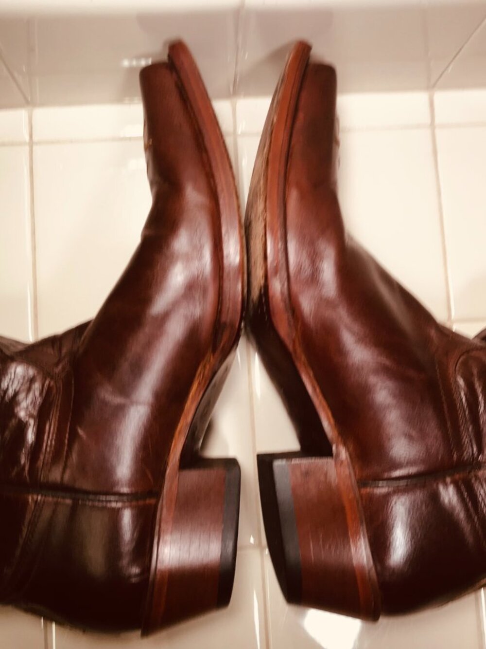 Shyanne Women's Brown Leather Embroidered Western Cowboy Boots Size 6 B - Picture 8 of 16
